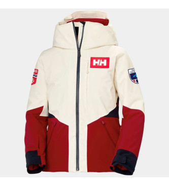 Helly Hansen Kvitfjell Race gesoleerde ski-jas beige