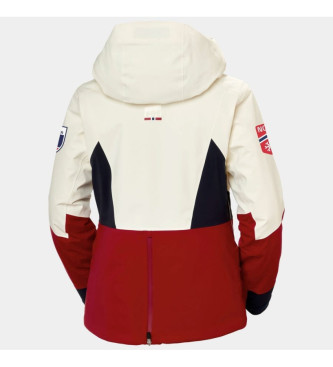 Helly Hansen Kvitfjell Race gesoleerde ski-jas beige