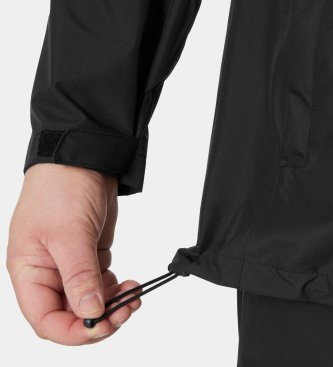 Helly Hansen Črn dežni plašč Seven