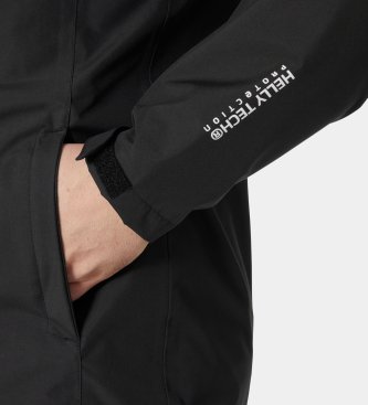Helly Hansen Črn dežni plašč Seven