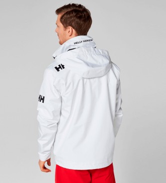 Helly Hansen Crew Hooded Midlayer Jacket white