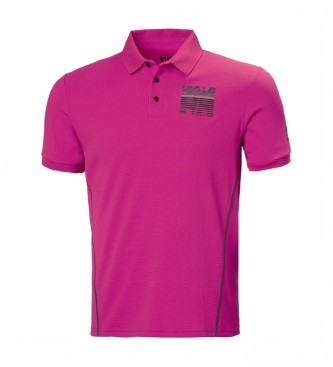 Helly Hansen Hp Racing pink polo shirt