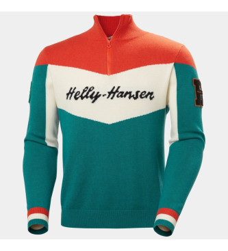 Helly Hansen Dzianinowy sweter Apres w kolorze zielonym