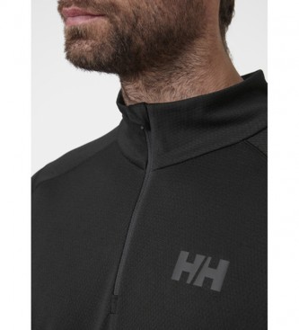 Helly Hansen Lifa Active 1/2 T-shirt zip preta 