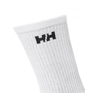 Helly Hansen Lot de 3 Chaussettes de sport blanc