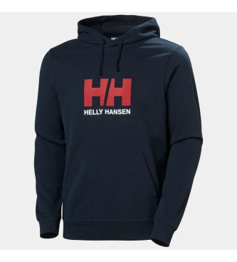 Helly Hansen Felpa con cappuccio con logo blu scuro