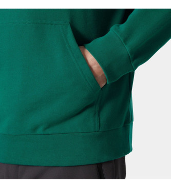 Helly Hansen Felpa con cappuccio verde con logo