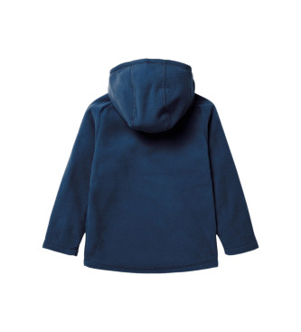 Helly Hansen Daybreaker fleece hooded sweatshirt with navy hood