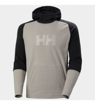 Helly Hansen Daybreaker Hoodie Logotip siva, črna