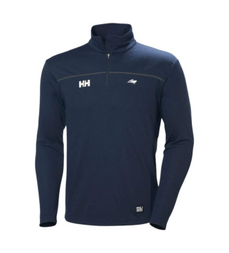 Helly Hansen Sweatshirt med halv lynls, bl