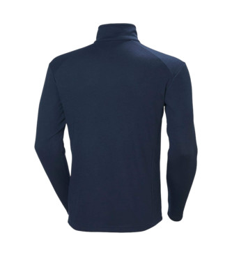 Helly Hansen Sweater met halve rits blauw