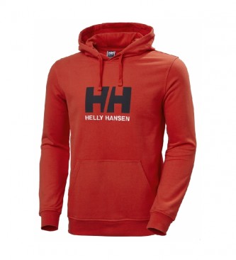 Helly Hansen Felpa rossa con logo HH