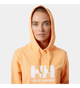 Helly Hansen Felpa arancione con logo 2.0