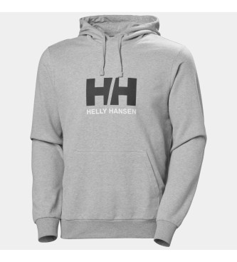 Helly Hansen Logo Hoodie 2.0 grijs