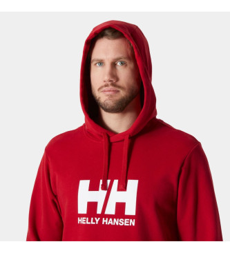 Helly Hansen Bluza z kapturem Logo 2.0 czerwona