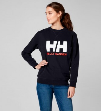 Helly Hansen Sweatshirt W HH Logo Tripulação da Marinha