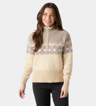 Helly Hansen Jersey Après Knit beige
