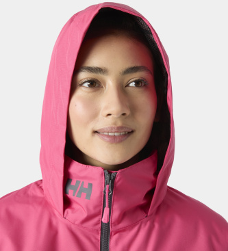 Helly Hansen Chaqueta Crew Hooded Midl 2.0 rosa