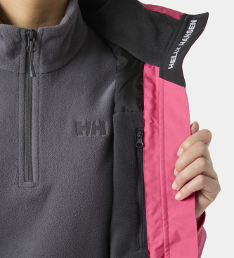 Helly Hansen Chaqueta Crew Hooded Midl 2.0 rosa