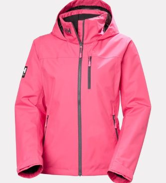Helly Hansen Chaqueta Crew Hooded Midl 2.0 rosa