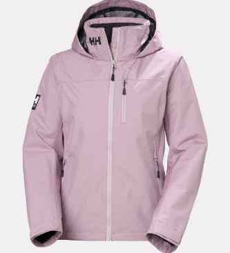 Helly Hansen Kurtka Crew Hooded Midl 2.0 liliowa