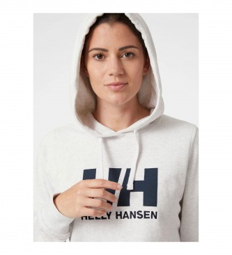 Helly Hansen Felpa bianca con logo HH