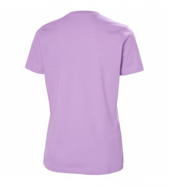 Helly Hansen T-shirt com logótipo lilás