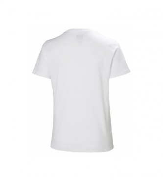 Helly Hansen T-shirt W HH Logotipo branco, laranja