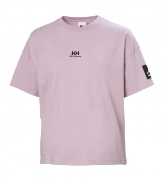 Helly Hansen T-shirt W Yu Patch rosa