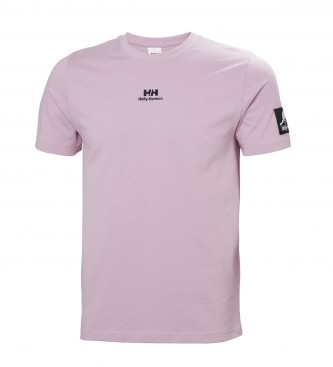 Helly Hansen T-shirt rosa con toppa Yu