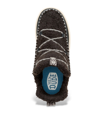 HeyDude Camden Suede Cozy Sneakers noir