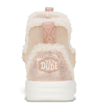 HeyDude Camden Suede Cozy beige sportschoenen