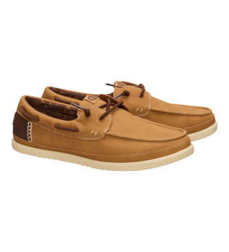 HeyDude Harbor Lo Classic Sneakers marron