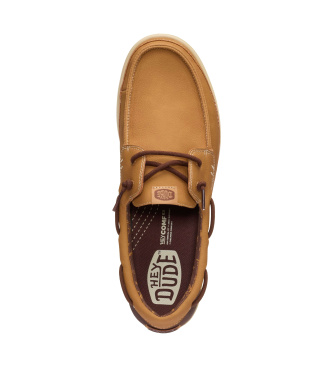 HeyDude Harbor Lo Classic Sneakers marron