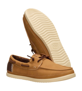 HeyDude Harbor Lo Classic Sneakers marron