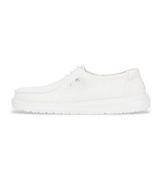 HeyDude Mocassins Stretch Mesh branco 