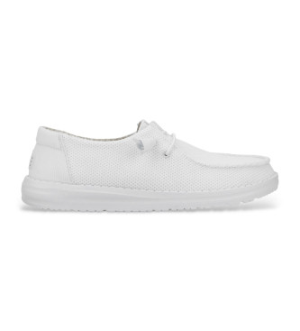 HeyDude Mocassins Stretch Mesh branco 