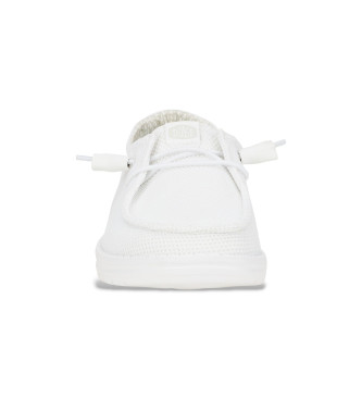 HeyDude Mocassins Stretch Mesh branco 