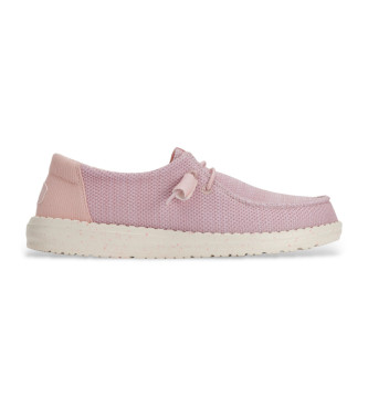 HeyDude Moccasins Stretch Sox pink