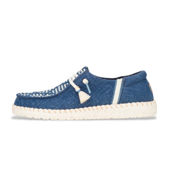 HeyDude Mocassins Wendy Funk Kustblauw