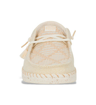 HeyDude Mocassins Wendy Funk Kustbeige