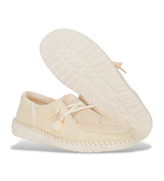 HeyDude Mocassins Wendy Funk Kustbeige