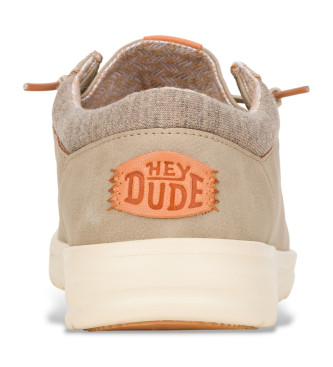 HeyDude Paul Klassiek beige loafers