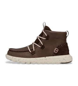 HeyDude Bottes en cuir marron Reyes