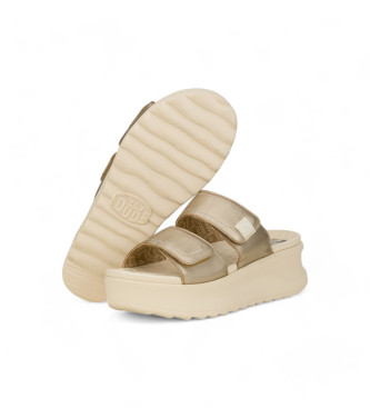 HeyDude Sandals Delray Slide Classic gold