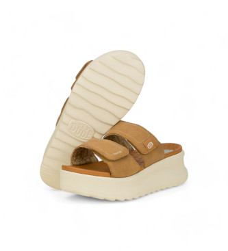 HeyDude Sandals Delray Slide Classic brown