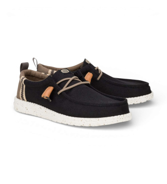 HeyDude Sapatilhas Wally Craft Linho preto