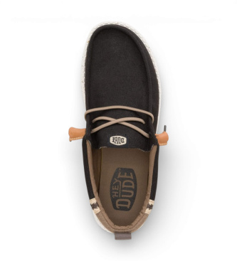 HeyDude Sapatilhas Wally Craft Linho preto
