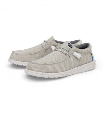 HeyDude Trainers Wally Sport Mesh light grey