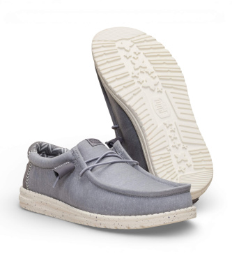 HeyDude Trainers Wally Stretch Canvas grey